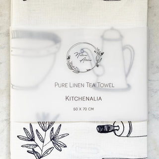 Linen Tea Towel Kitchenalia