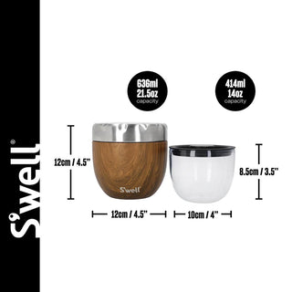 Swell Eats Teakwood Food Bowl 630ml