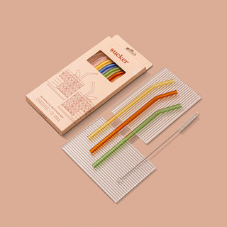 Reusable Glass Drinking Straws