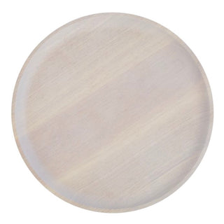 David & Waddell Whitewash Round Platter