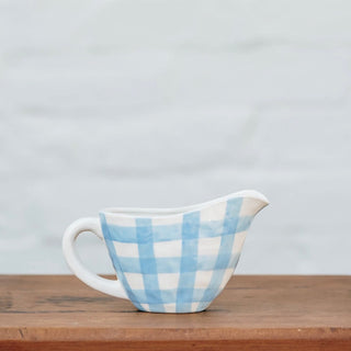 Gingham Gravy Boat