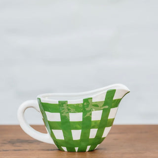 Gingham Gravy Boat