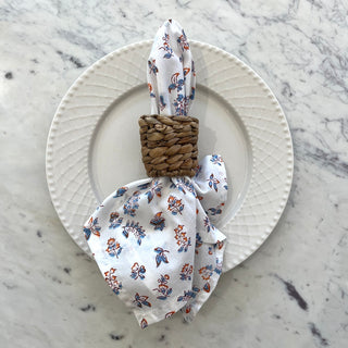 Her Indigo Napkins Set of 4 - Autumn