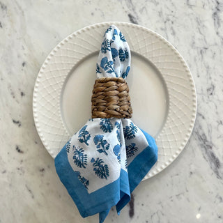 Her Indigo Napkins Set of 4 - Blue/Teal