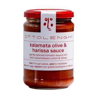 Kalamata Olive & Harissa sauce - Ottolenghi