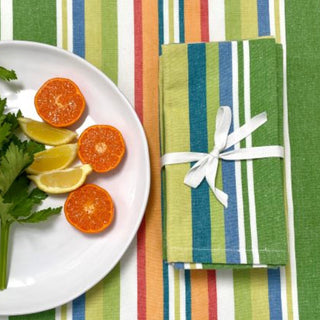 Striped Cotton Napkins Set 6 - Terrace