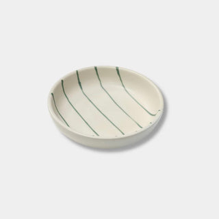 Condiment Bowl 9cm - Green Stripe