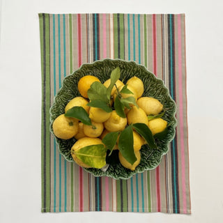 Cotton Tea Towel - Italian Garden