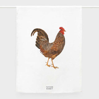 Rooster Linen Tea Towel