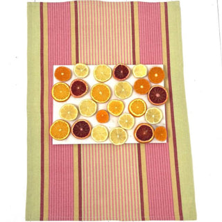 Cotton Tea Towel - Pink Gin