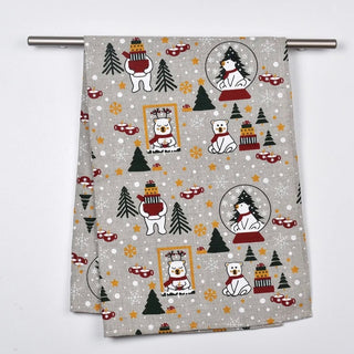 Christmas Tea Towel - Polar Bear