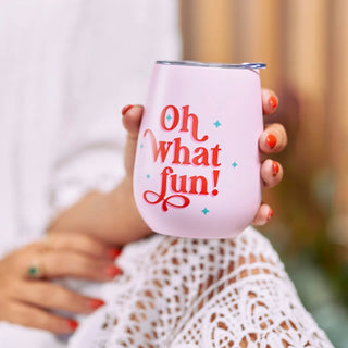 Wine Tumbler - Oh What Fun