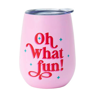 Wine Tumbler - Oh What Fun