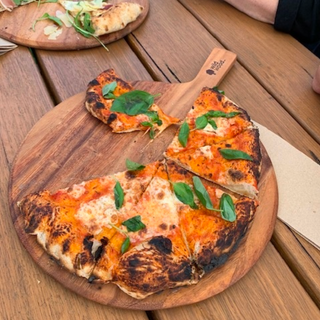 Medium Round Serving & Pizza Paddle